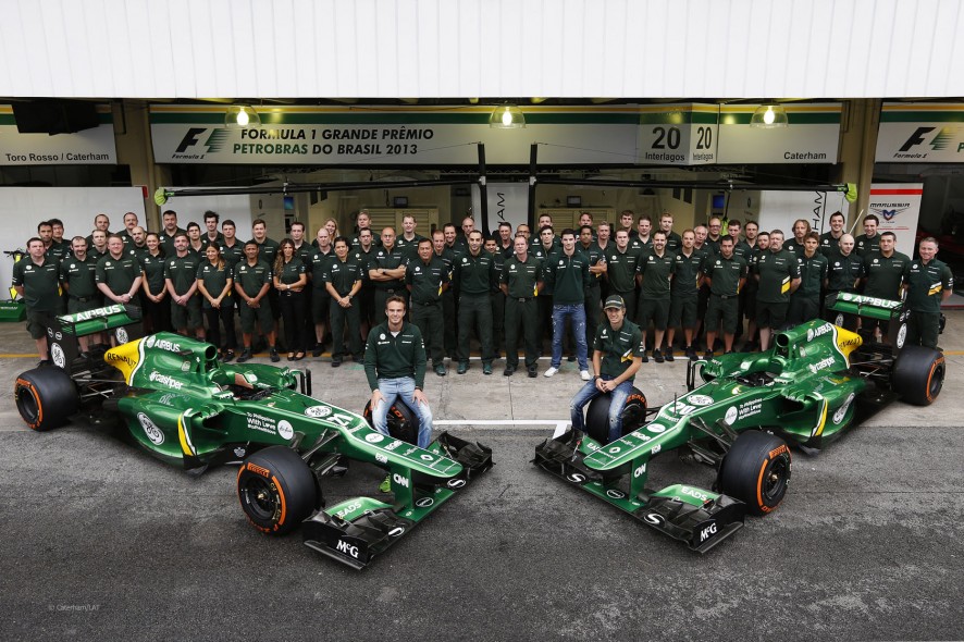 Giedo van der Garde, Charles Pic, Caterham, Interlagos, 2013