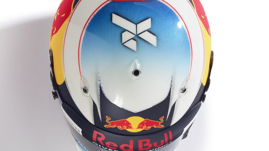 Daniel Ricciardo helmet, Red Bull, 2017