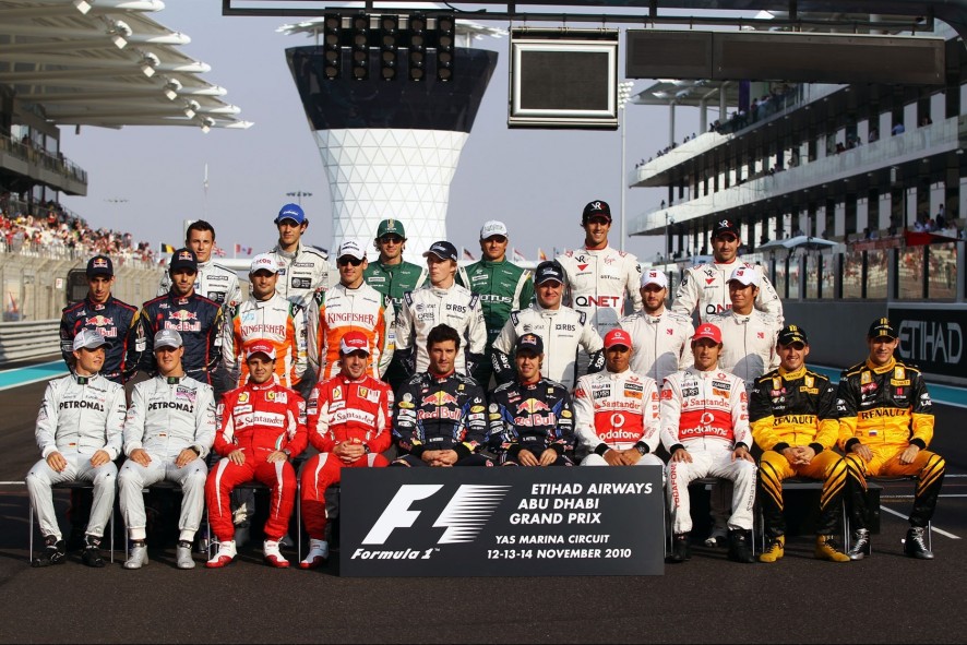 Drivers, Abu Dhabi, 2010