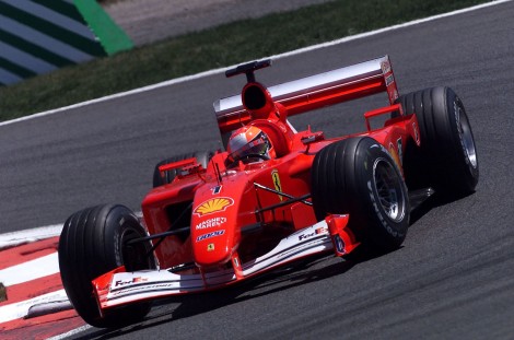 Michael Schumacher, Ferrari F2001, Magny-Cours, 2001
