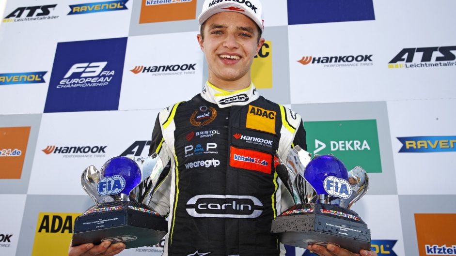 Lando Norris, Carlin, European Formula Three, Hockenheimring, 2017