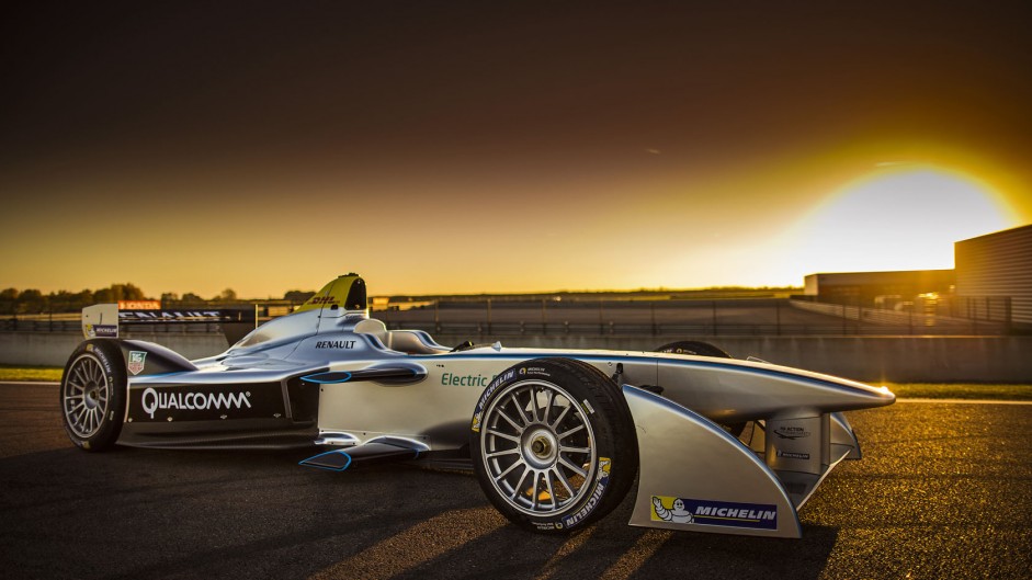 Lucas di Grassi gives Formula E car its first test