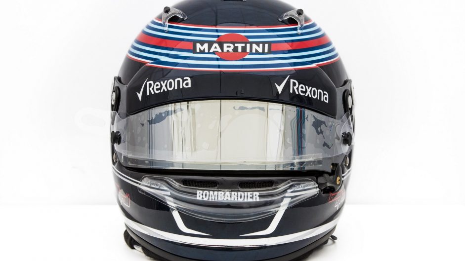 Lance Stroll helmet, Williams, 2017