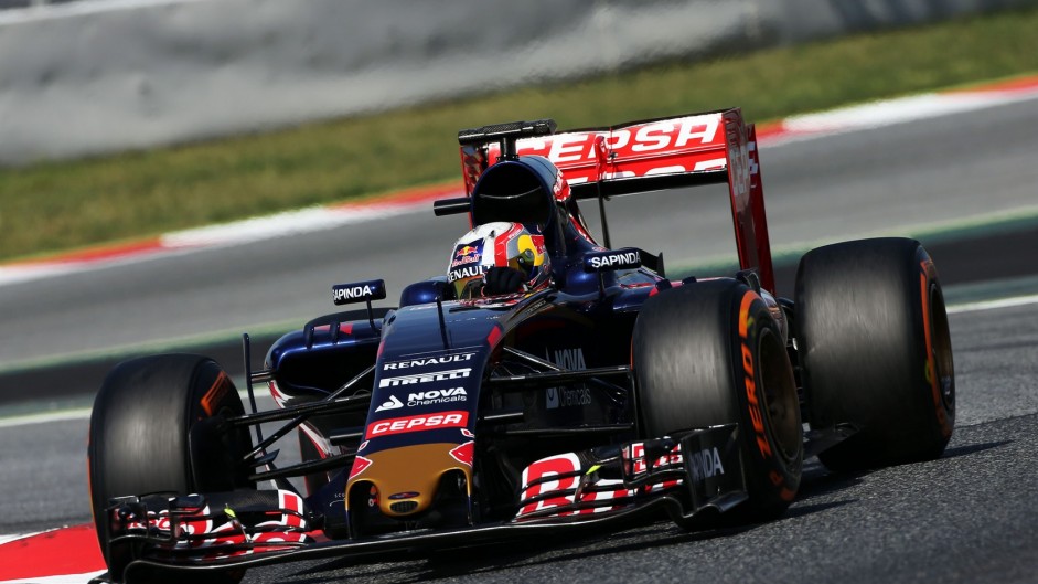 Pierre Gasly, Toro Rosso, Circuit de Catalunya testing, 2015