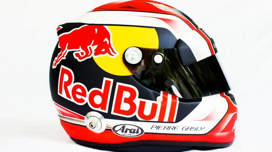 Pierre Gasly helmet, 2017