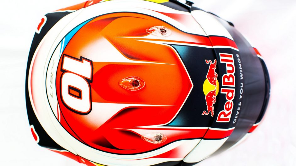 Pierre Gasly helmet, 2017