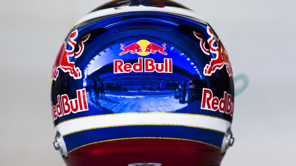 Daniil Kvyat helmet, Toro Rosso, Sochi Autodrom, 2014