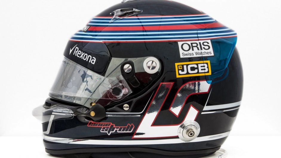 Lance Stroll helmet, Williams, 2017