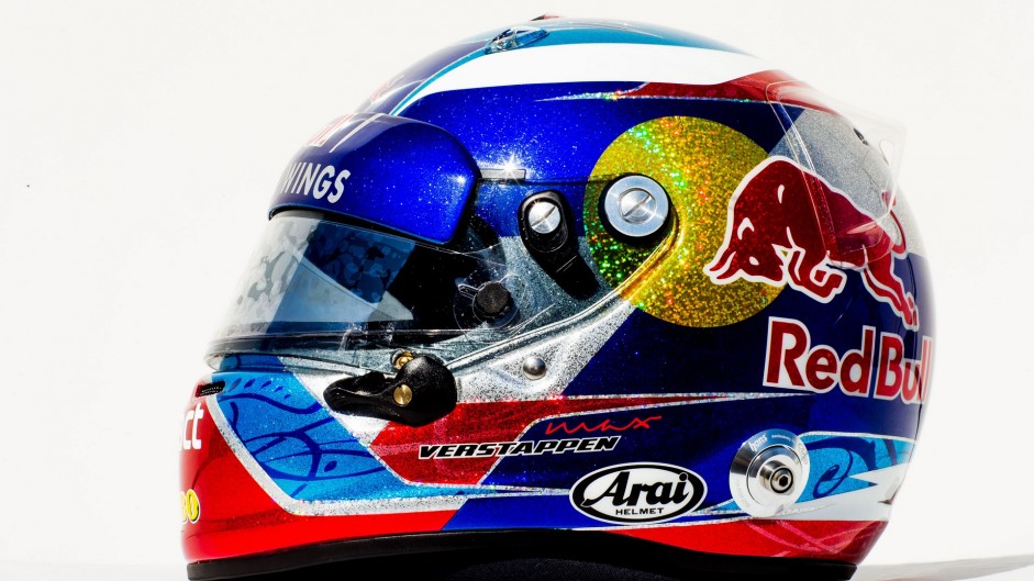 Max Verstappen helmet, 2016