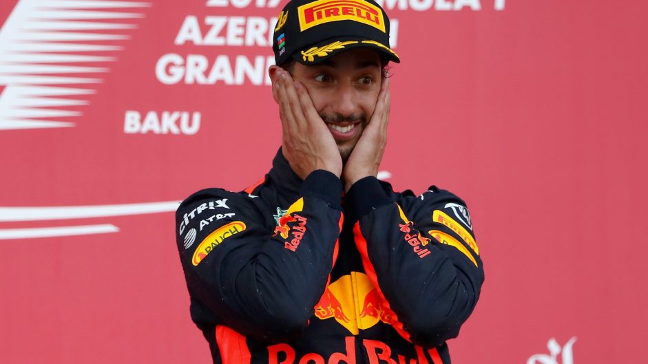 Daniel Ricciardo, Red Bull, Baku City Circuit, 2017