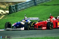 Villeneuve takes title as Schumacher’s attack gets him thrown out