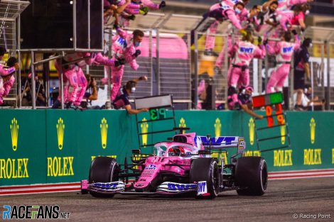 Sergio Perez, Racing Point, Bahrain International Circuit, 2020