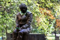 Ayrton Senna statue, Imola, 2020