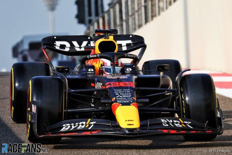 Liam Lawson, Red Bull, Yas Marina, 2022 post-season test