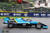Barnard gambles to win wet F3 race from 10th while Bortoleto closes on title