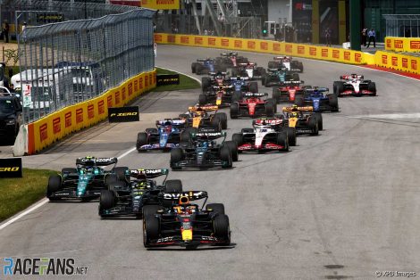 Race start, Circuit Gilles Villeneuve, 2023