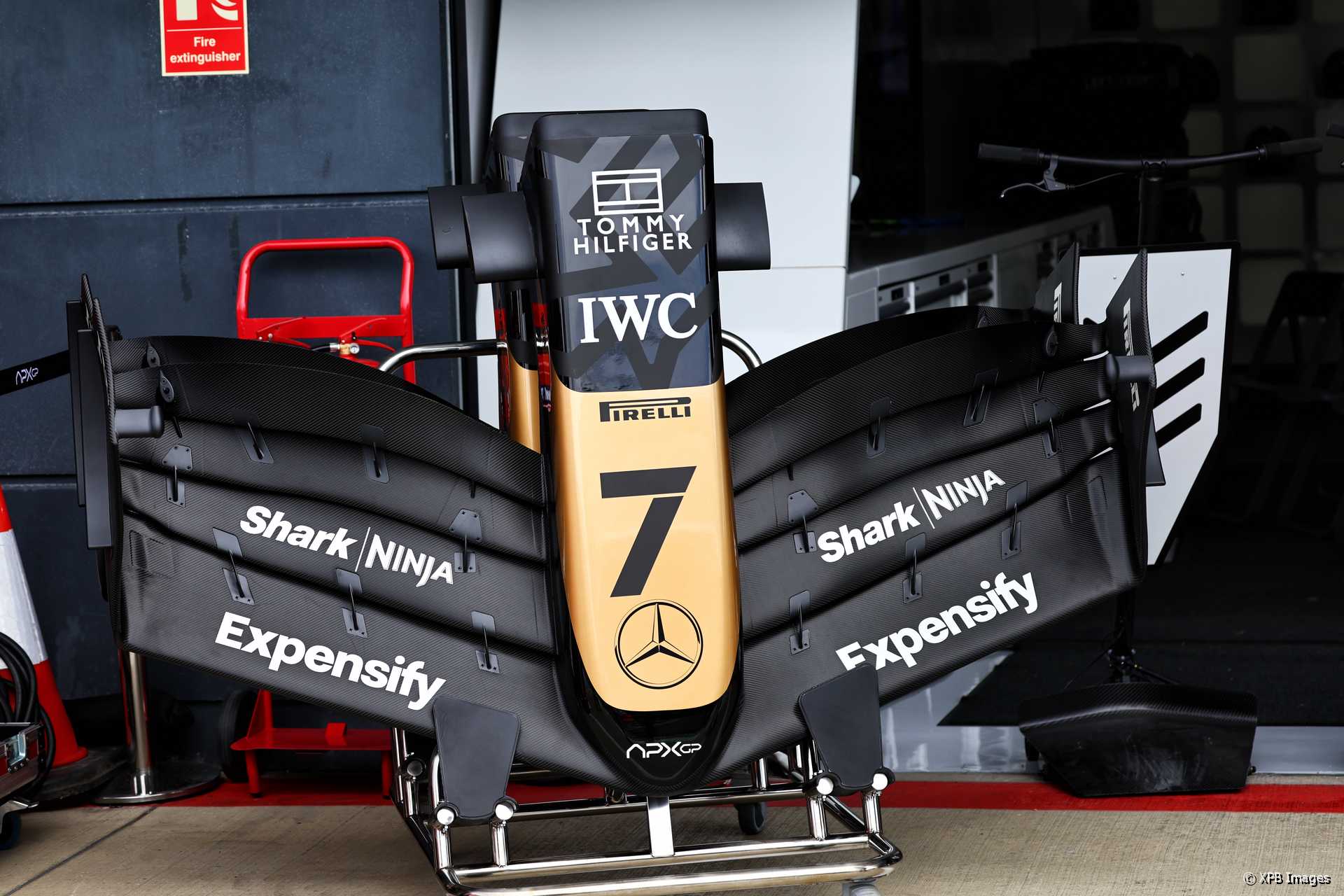 'APX GP' pit garage, Silverstone, 2023