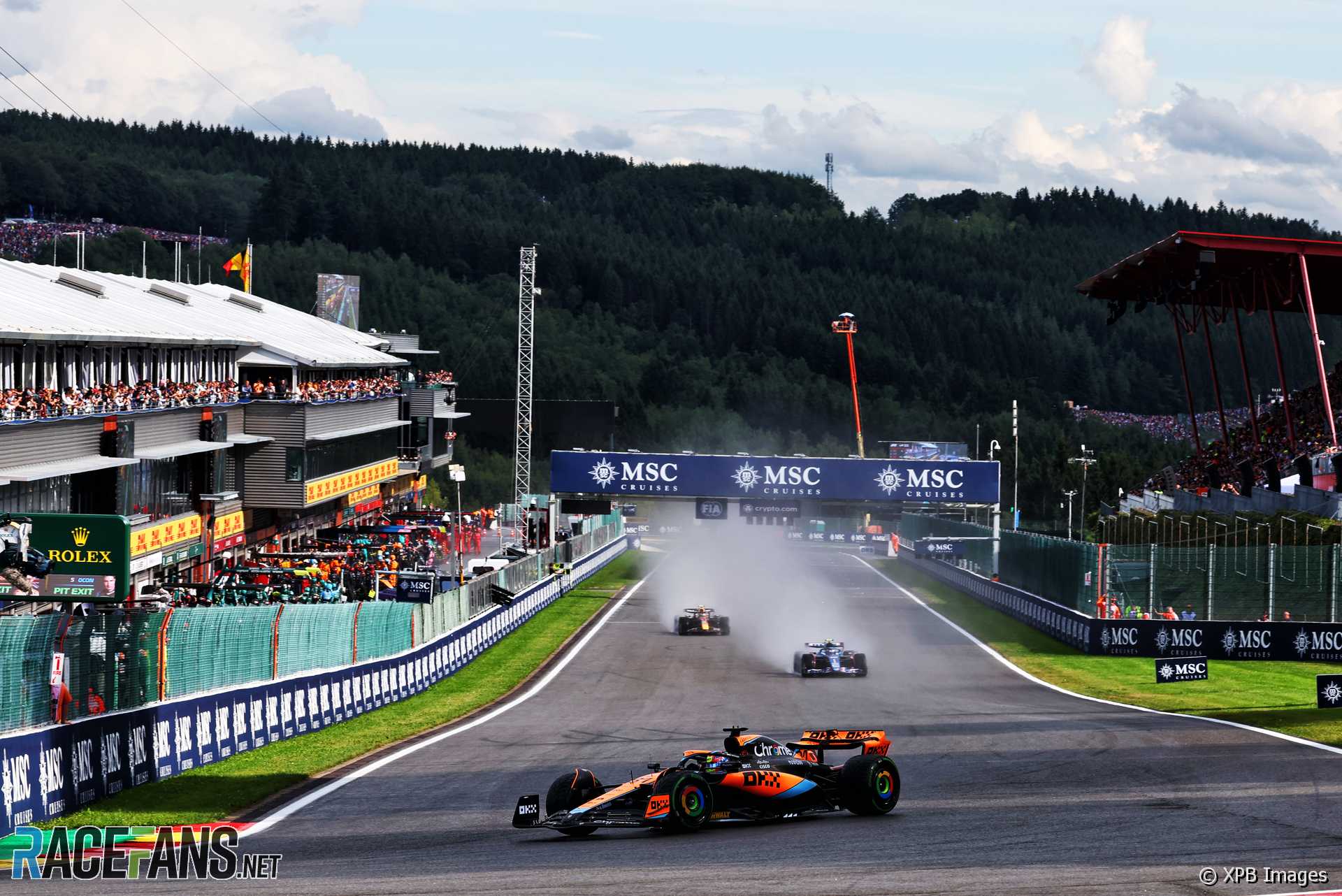 Oscar Piastri, McLaren, Spa-Francorchamps, 2023