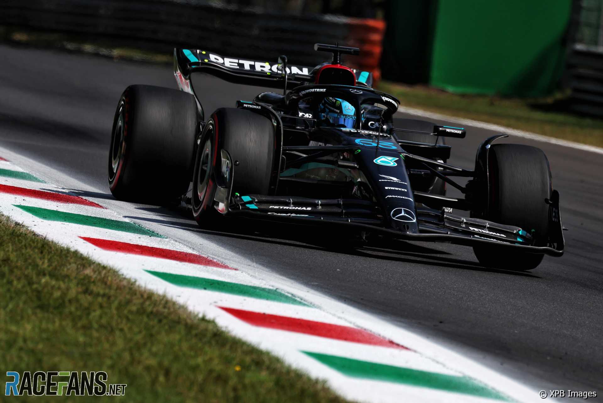 George Russell, Mercedes, Monza, 2023