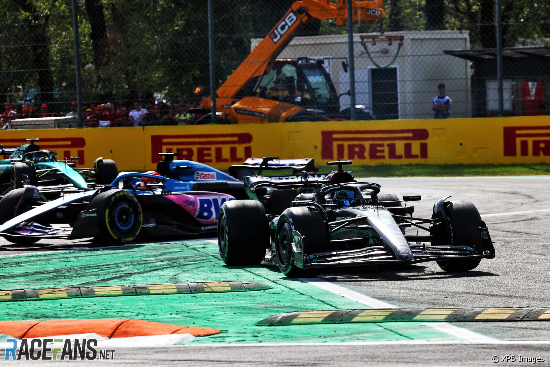 George Russell, Mercedes, Monza, 2023