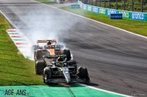 Oscar Piastri, McLaren and Lewis Hamilton, Mercedes, Monza, 2023