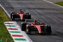 Carlos Sainz Jr and Charles Leclerc, Ferrari, Monza, 2023