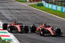 Carlos Sainz Jr and Charles Leclerc, Ferrari, Monza, 2023