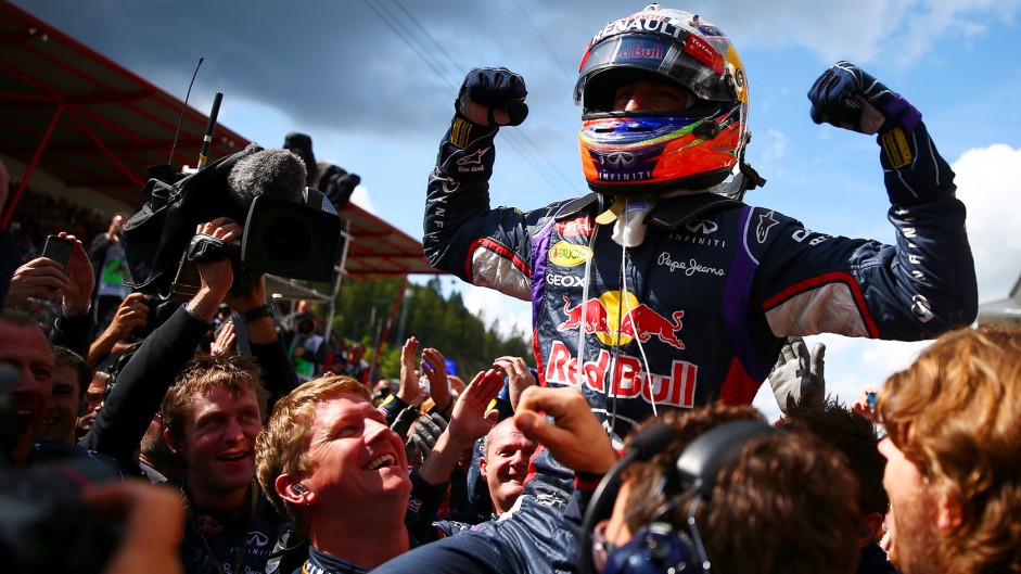 Daniel Ricciardo, Red Bull, Spa-Francorchamps, 2014