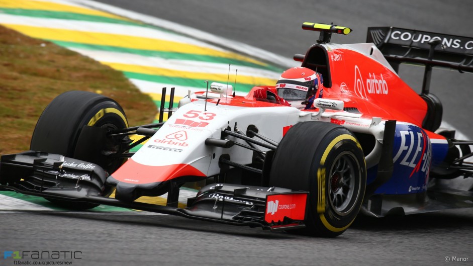 Alexander Rossi, Manor, Interlagos, 2015