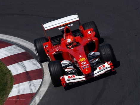 Michael Schumacher, Circuit Gilles Villeneuve, Montreal, Ferrari F2004, 2004