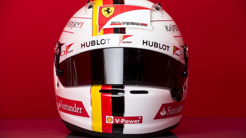 Sebastian Vettel helmet 2015