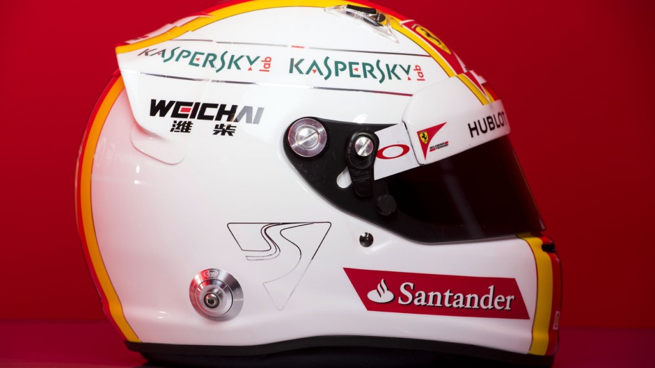 Sebastian Vettel helmet 2015