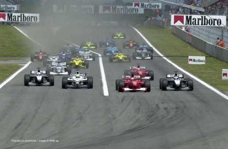 Start, Circuit de Catalunya, Barcelona, 2000