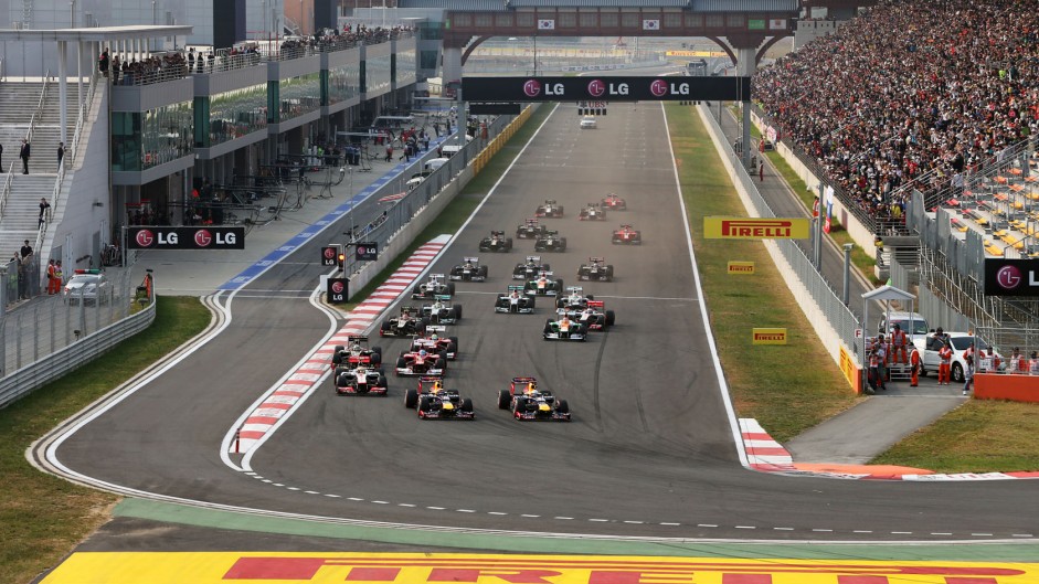 Start, Korean Grand Prix, 2012