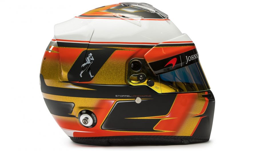 Stoffel Vandoorne, helmet, 2017