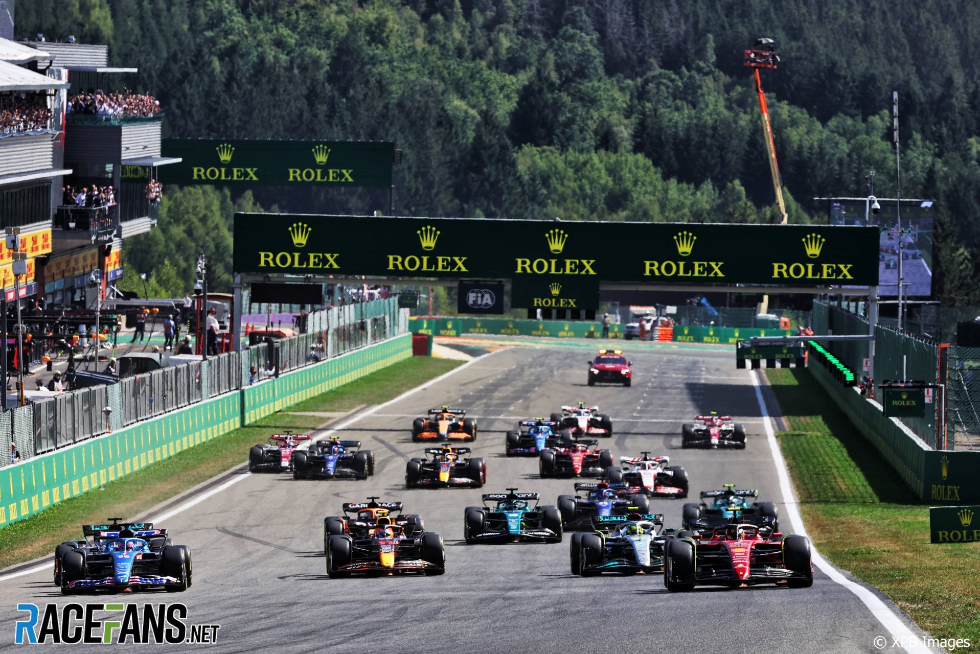 Race start, Spa-Francorchamps, 2022