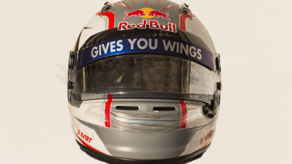 Daniil Kvyat helmet, Toro Rosso, 2014