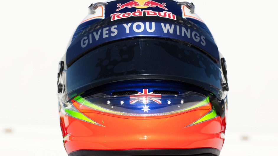 Daniel Ricciardo helmet, Toro Rosso, 2012