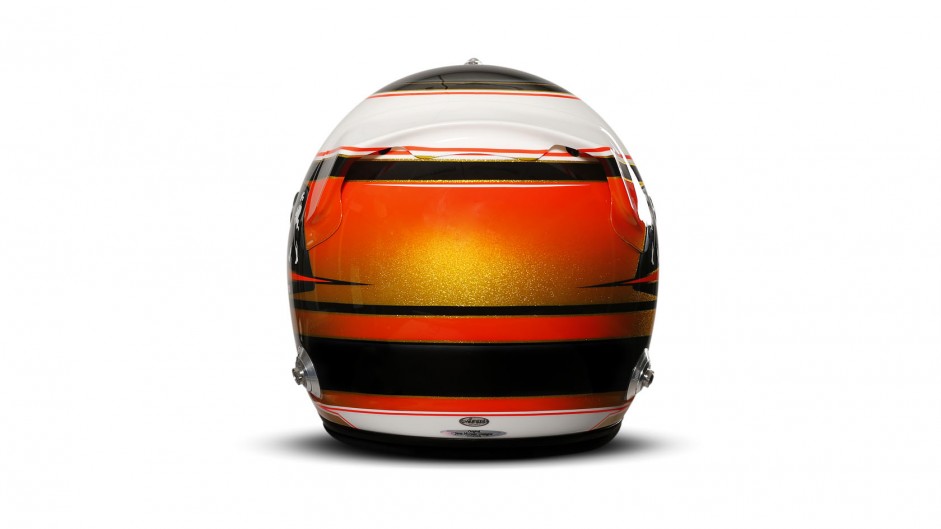 Stoffel Vandoorne helmet, McLaren, 2014