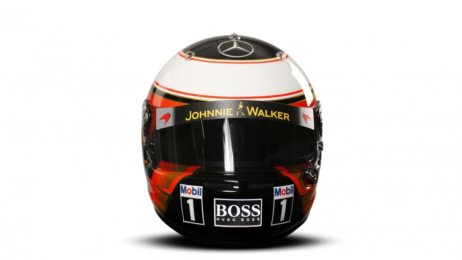 Stoffel Vandoorne helmet, McLaren, 2014