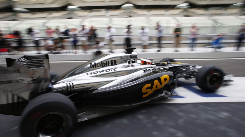 Stoffel Vandoorne, McLaren-Honda MP4-29H/1X1, Yas Marina, 2014