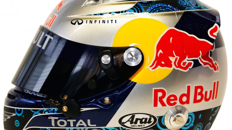 Sebastian Vettel, Red Bull, Helmet, 2011