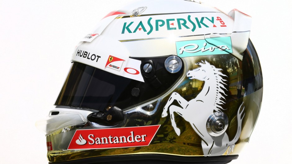 Sebastian Vettel helmet, 2016