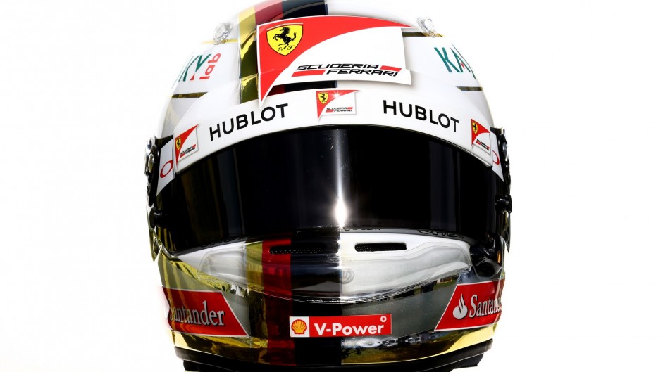 Sebastian Vettel helmet, 2016