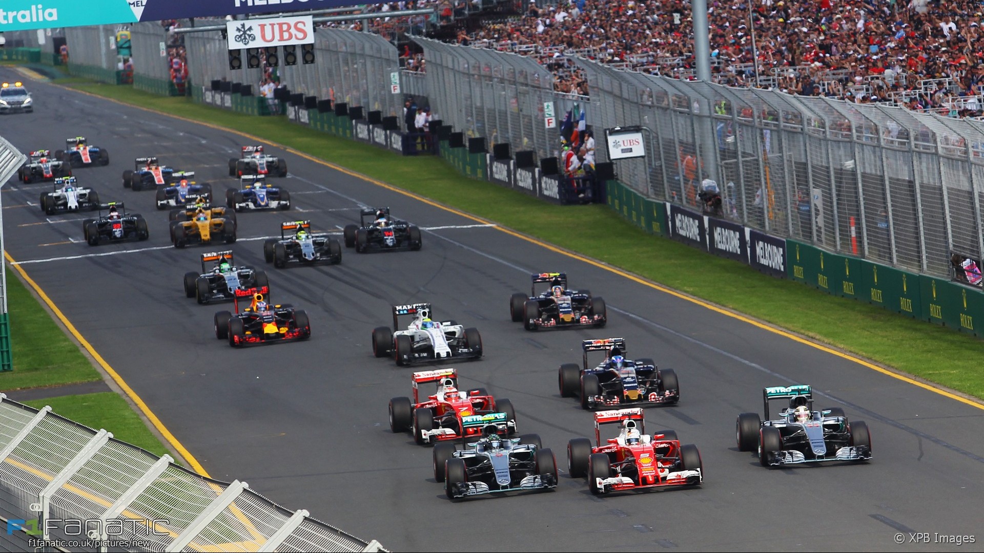 Start, Albert Park, Melbourne, 2016